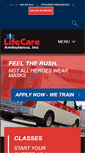 Mobile Screenshot of lifecareambulance.com